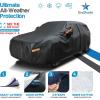 imageEzyShade 10Layer SUV Car Cover Waterproof All Weather See Vehicle SizeChart for Accurate Fit Outdoor Full Exterior Covers for Automobiles Heavy Duty Tarp Jeep Rav4 CRV Size S3 See SizeChartBlack