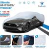 imageEzyShade 10Layer SUV Car Cover Waterproof All Weather See Vehicle SizeChart for Accurate Fit Outdoor Full Exterior Covers for Automobiles Heavy Duty Tarp Jeep Rav4 CRV Size S3 See SizeChartReflective
