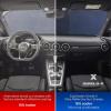 imageEzyShade Windshield Sun Shade with ShieldX Reflective Technology See Vehicle SizeChart Foldable Car Sunshade for Front Windshield Window Car SUV Van Truck Sun Visor Heat Shield Sports S SizeStandard Medium