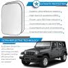 imageEzyShade Windshield Sun Shade with ShieldX Reflective Technology See Vehicle SizeChart Foldable Car Sunshade for Front Windshield Window Car SUV Van Truck Sun Visor Heat Shield Sports S SizeXSmall