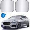 imageEzyShade Windshield Sun Shade with ShieldX Reflective Technology See Vehicle SizeChart Foldable Car Sunshade for Front Windshield Window Car SUV Van Truck Sun Visor Heat Shield Sports S SizeSports Small