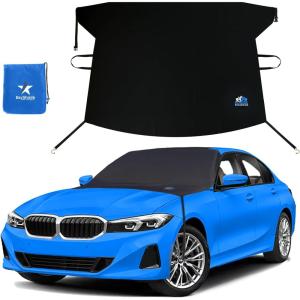 imageEzyShade Car Windshield Cover for Ice and Snow Windshield Snow Cover for Car SUV Truck  Frost Shield Snow Cover  Automotive Winter Accessories See SizeChart  Standard M SizeStandard Medium
