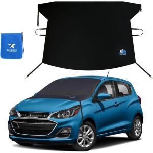 imageEzyShade Car Windshield Cover for Ice and Snow Windshield Snow Cover for Car SUV Truck  Frost Shield Snow Cover  Automotive Winter Accessories See SizeChart  Sports S SizeSports Small